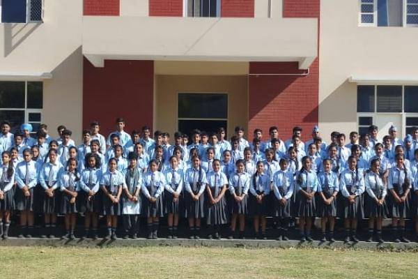 Team of 129 Students and 7 teachers for No More Plastic project 2019.