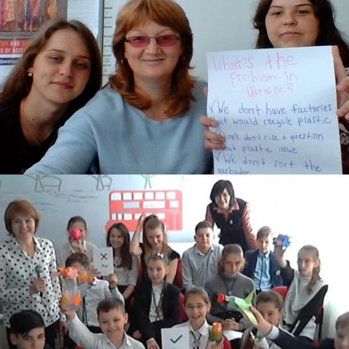 Skype with partner-school from Ukraine